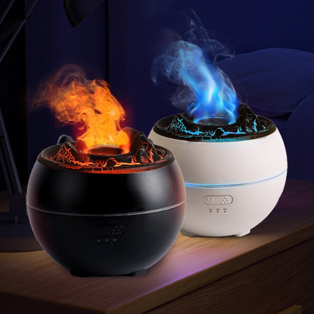 Flame Aromatherapy Diffuser with Timer & Mist