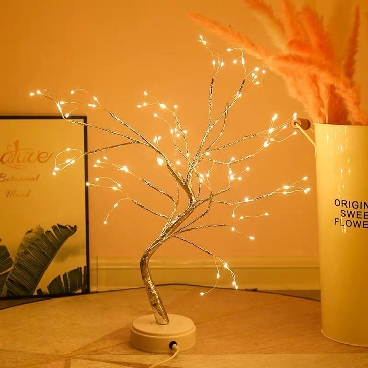 Nordic LED Copper Wire Tree Light – USB/Battery