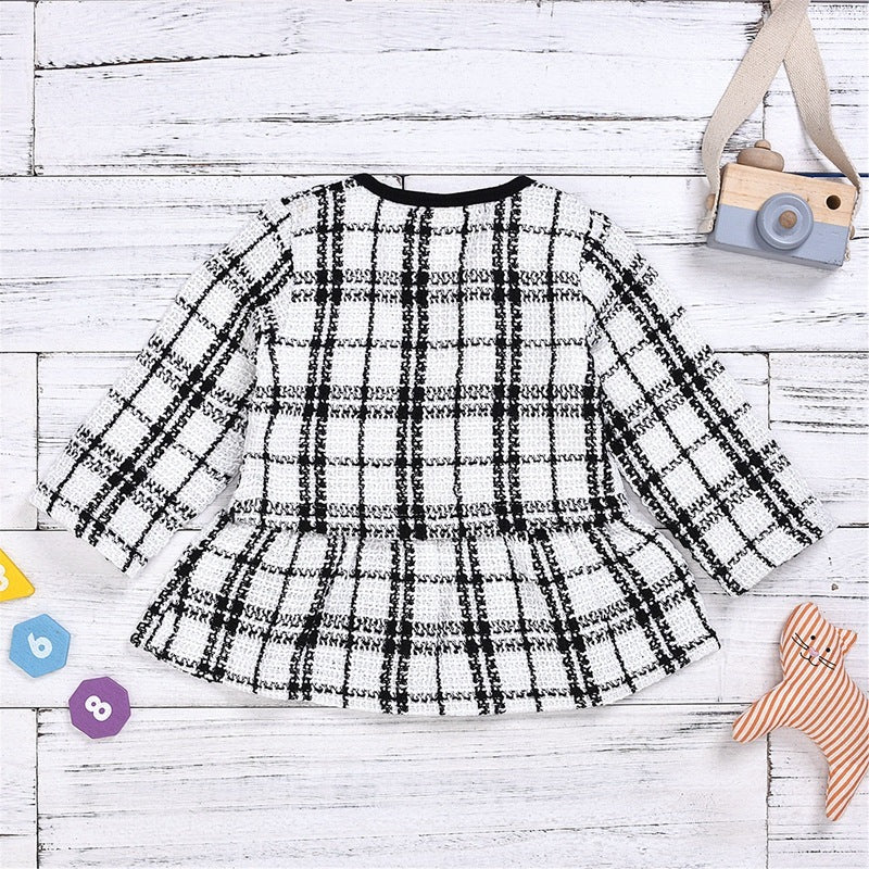 Baby Girl 2-Piece Knit Dress Set – Cozy & Stylish