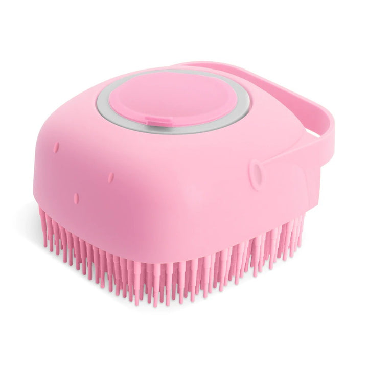 Silicone Pet Bath Brush – Shampoo & Massage Comb