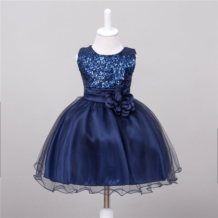 Baby Sequin Flower Girl Dress – Princess Gown