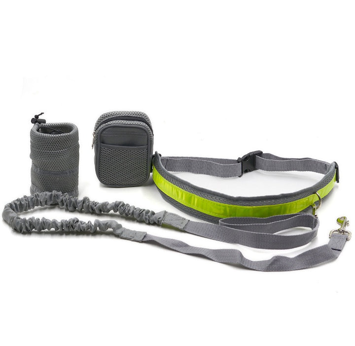 Adjustable Hands-Free Dog Leash – 4-Piece Set
