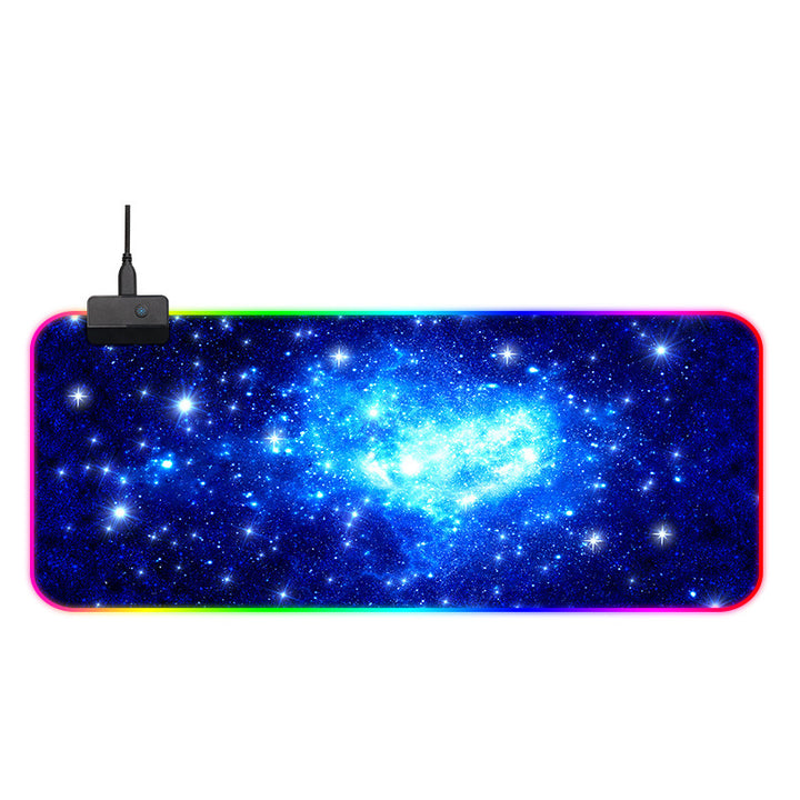 LED Gaming Mouse Pad – RGB Backlit with Wrist Support