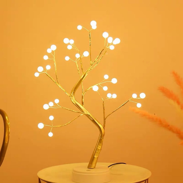 Nordic LED Copper Wire Tree Light – USB/Battery