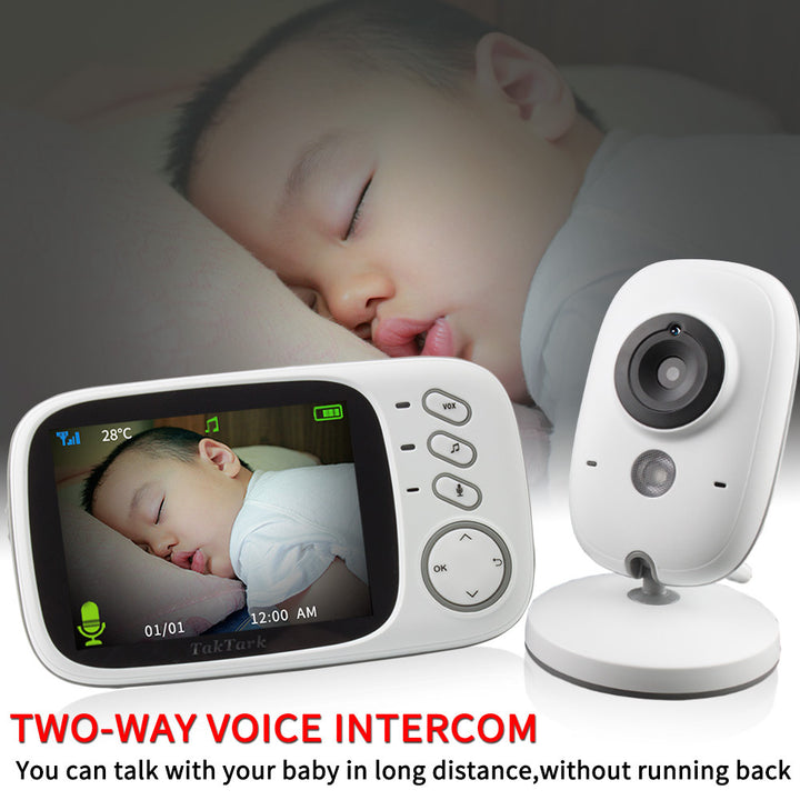 3.2" Wireless Digital Baby Monitor with Intercom