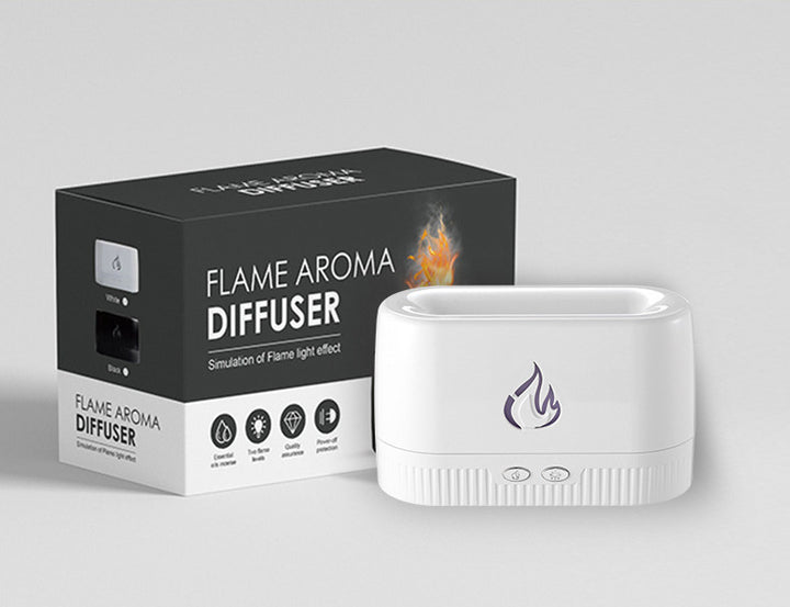 Candle Flame Aroma Diffuser with LED Light USB