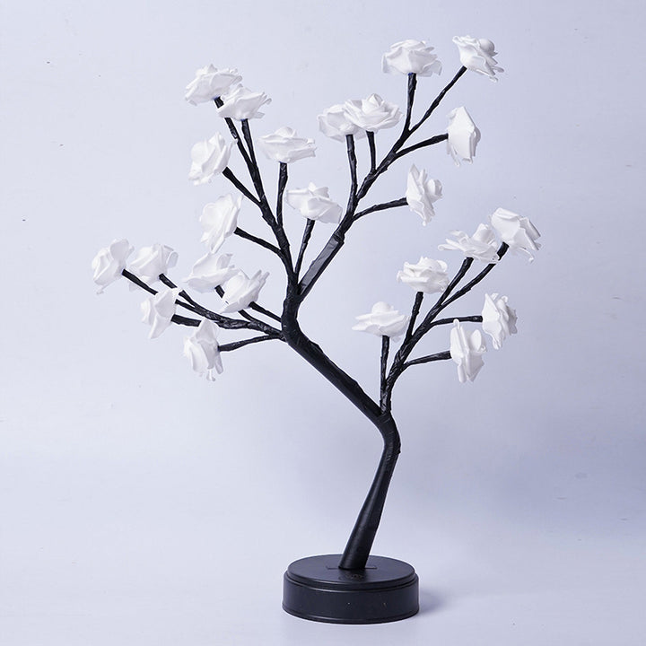 USB Rose Tree Lamp – Romantic Fairy Light Decor