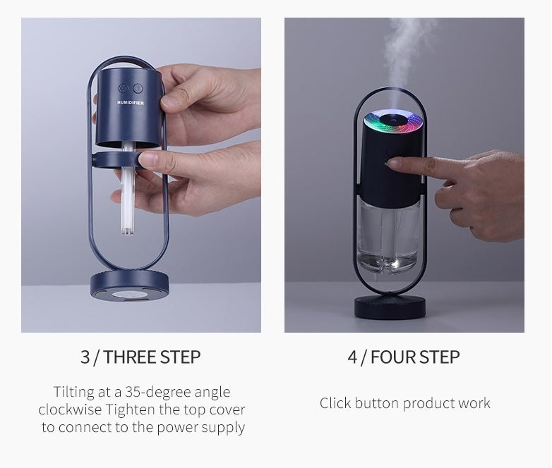 USB Magic Shadow Air Humidifier with Projection Night Light