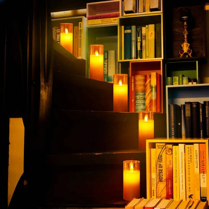USB Rechargeable Flickering Flame Candles