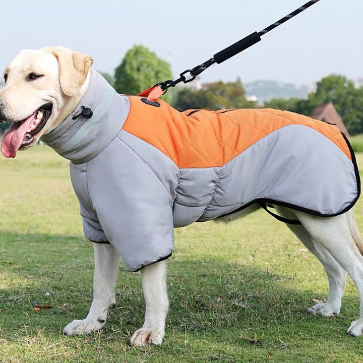 Warm Fleece Lined Dog Coat for Winter Walks