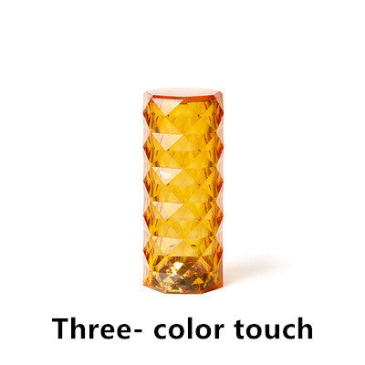 Nordic Crystal Touch Lamp – 16 Color LED USB Light