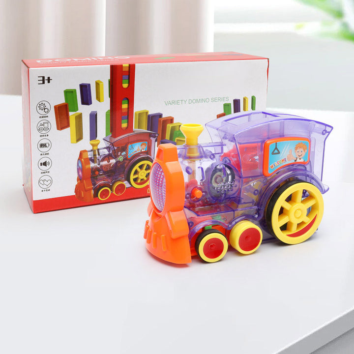 Automatic Domino Train Toy – Educational Fun Set