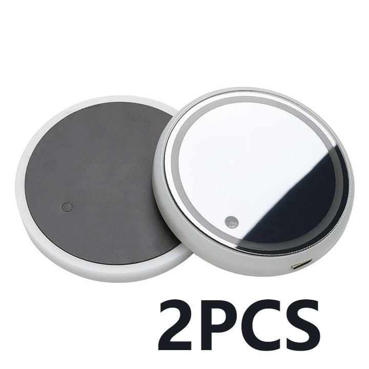 LED Car Cup Holder Coaster – Solar & USB Rechargeable
