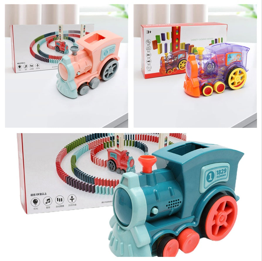 Automatic Domino Train Toy – Educational Fun Set