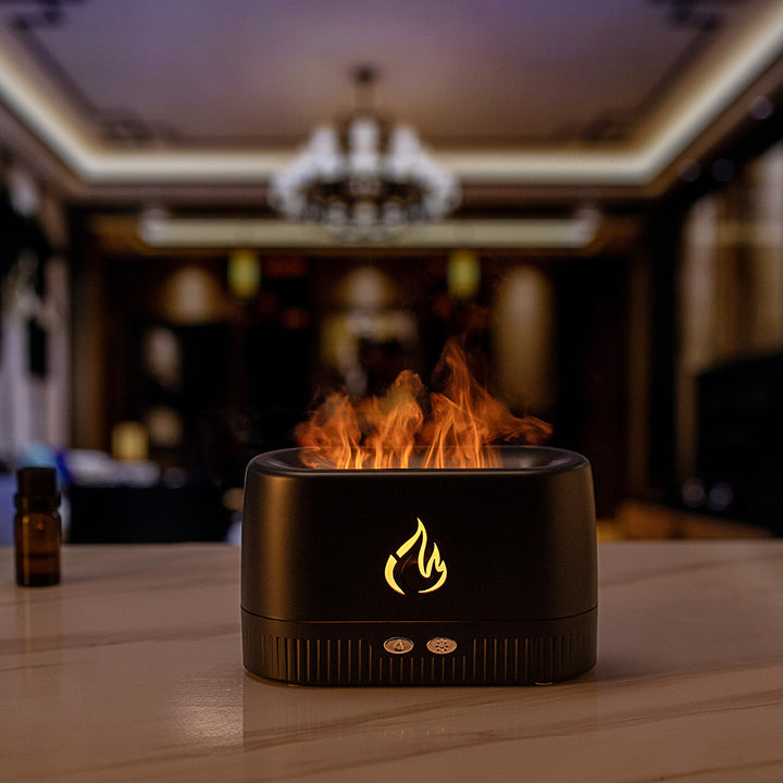 Candle Flame Aroma Diffuser with LED Light USB
