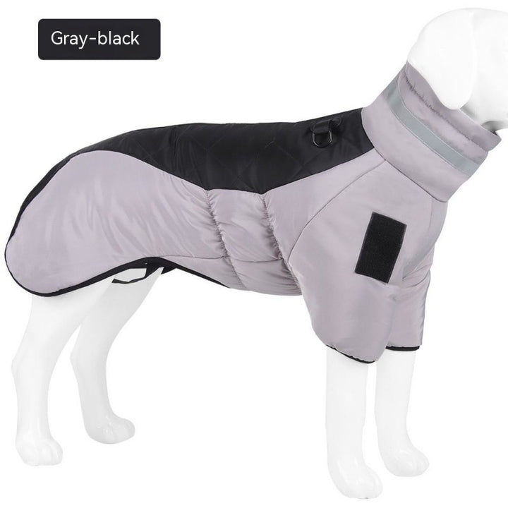 Warm Fleece Lined Dog Coat for Winter Walks