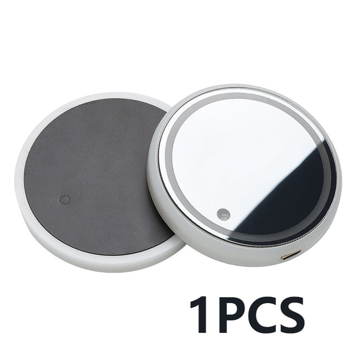 LED Car Cup Holder Coaster – Solar & USB Rechargeable
